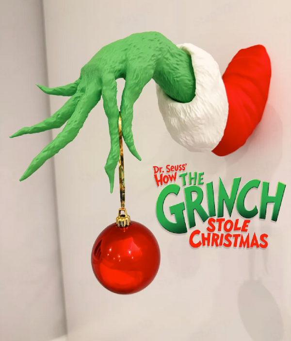 Grinch Hand Wall Holder